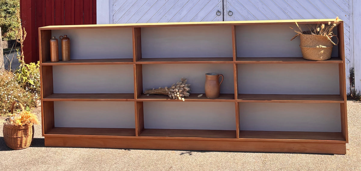 Meuble de métier ancien / Bibliothèque vitrée XXL / Bibus / vitrine magasin…