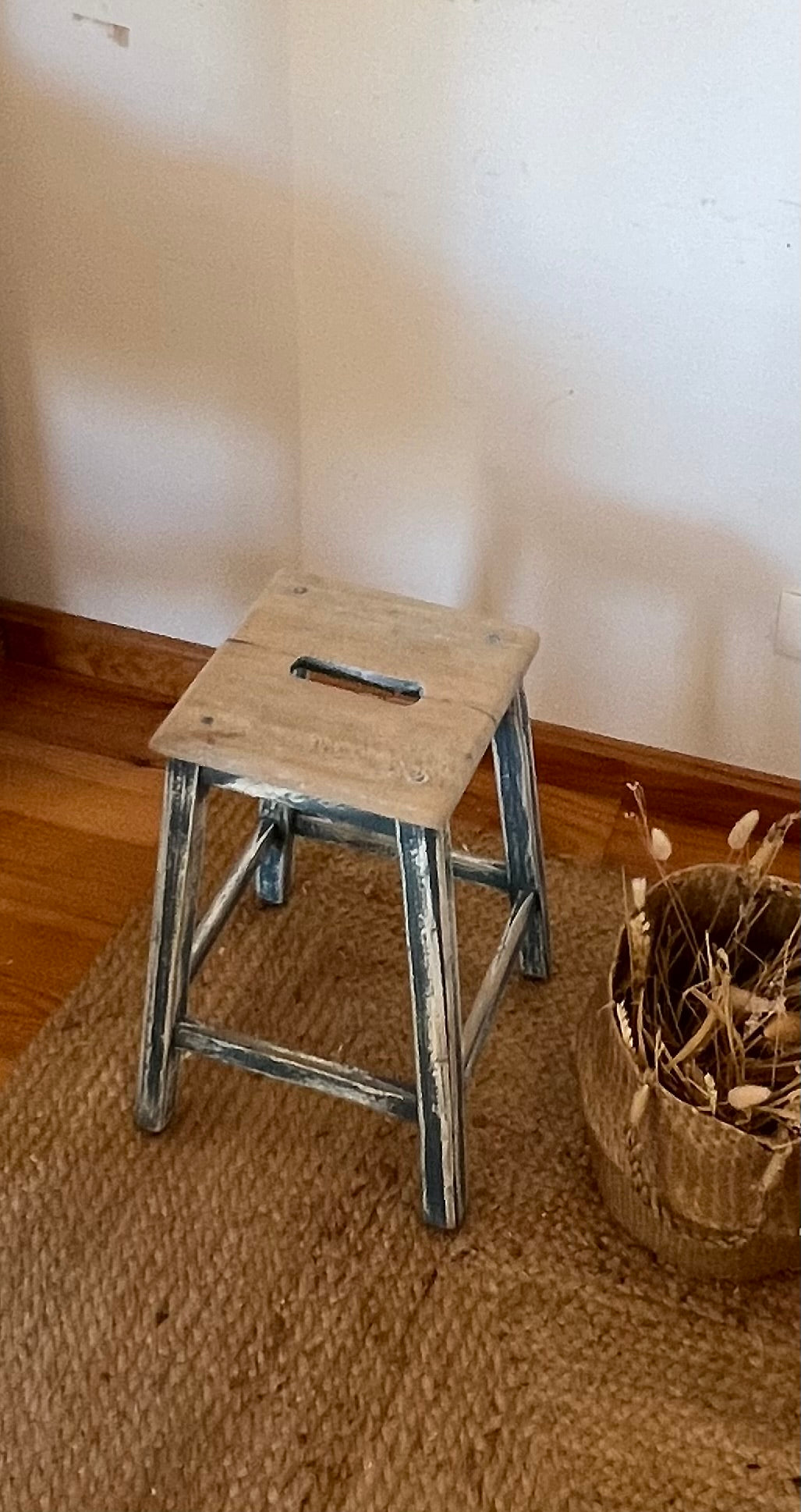 Tabouret de ferme vintage