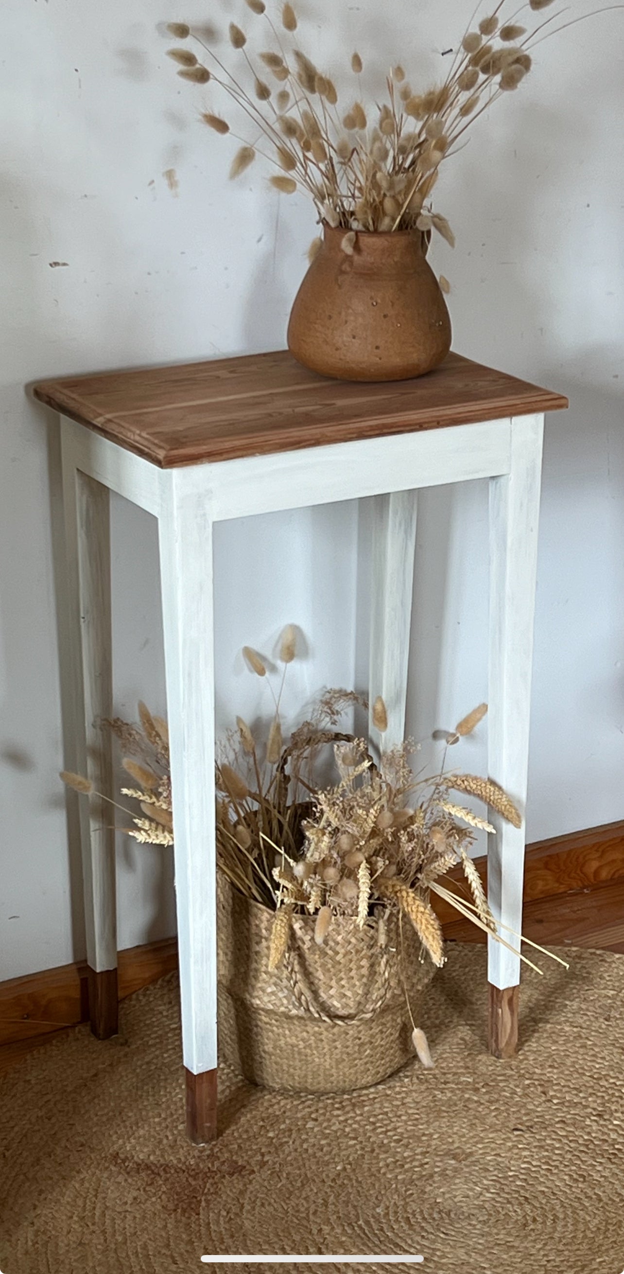 Sellette ancienne pieds fuseaux / table d appoint