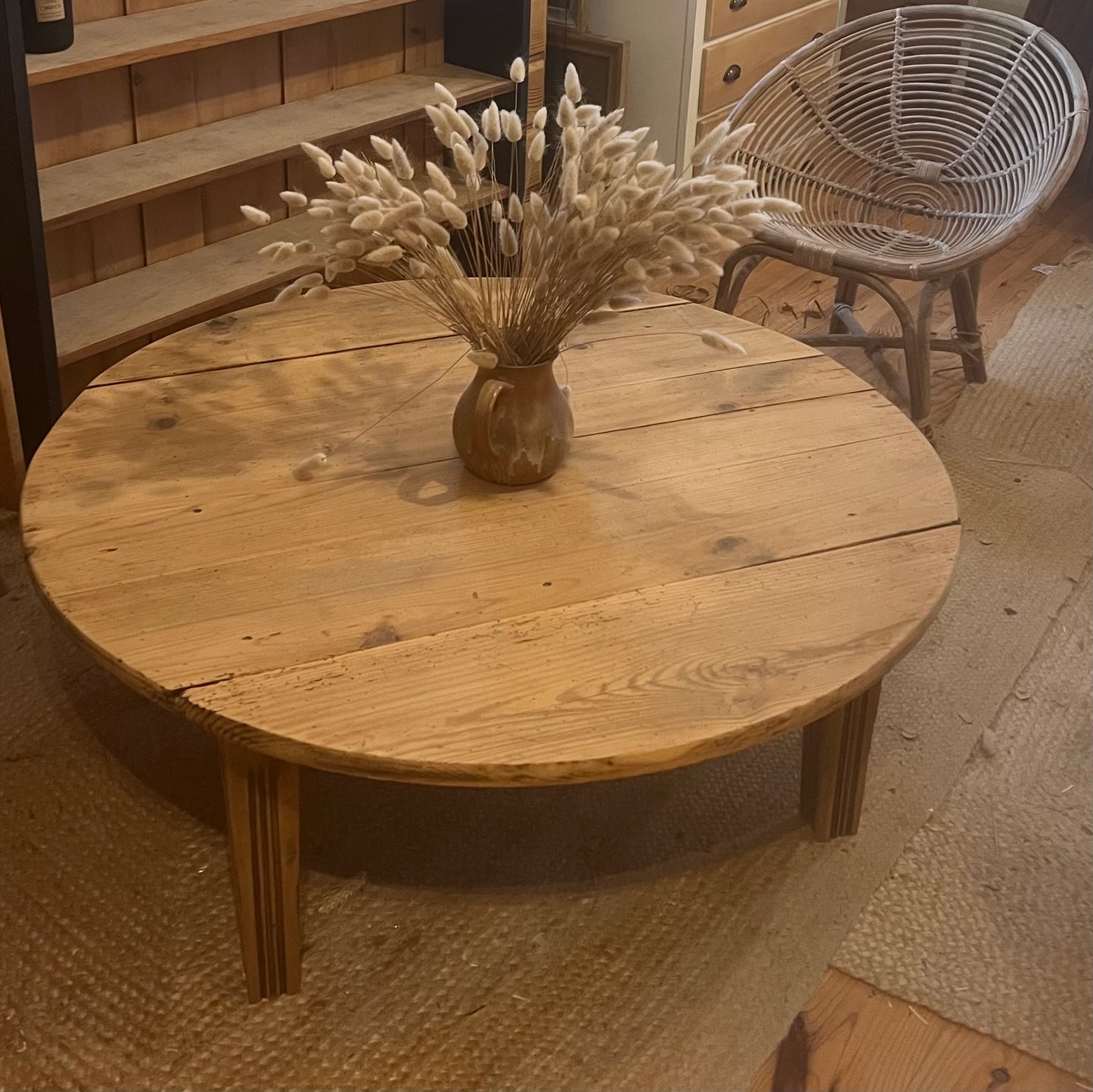 Grande table basse ronde