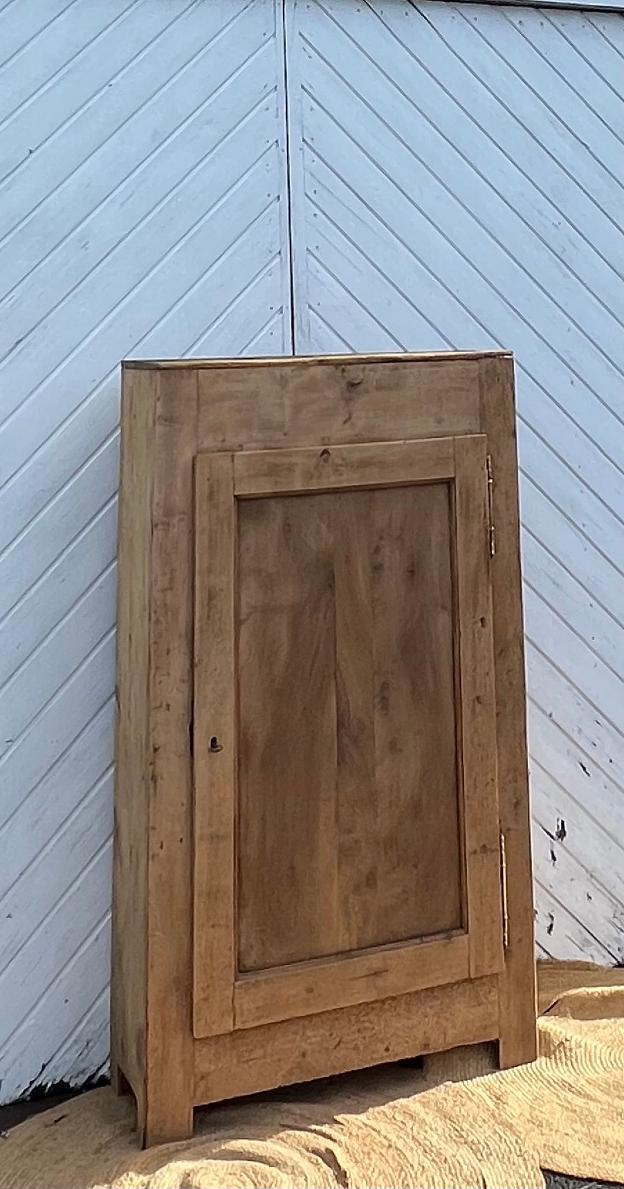 Grand confiturier étroit : bonnetière armoire vaisselier bibliothèque esprit campagne chic