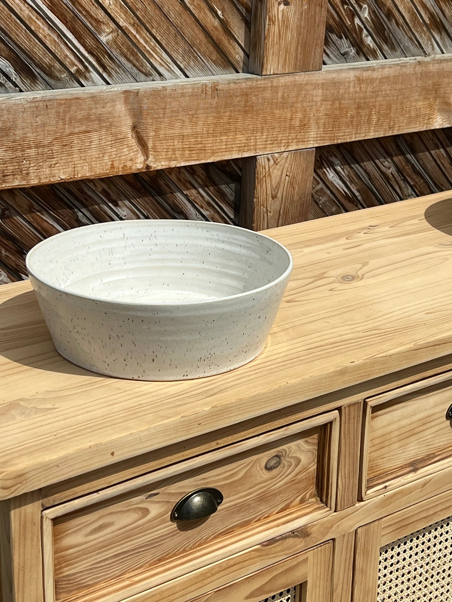 Vasques artisanales en gré céramique