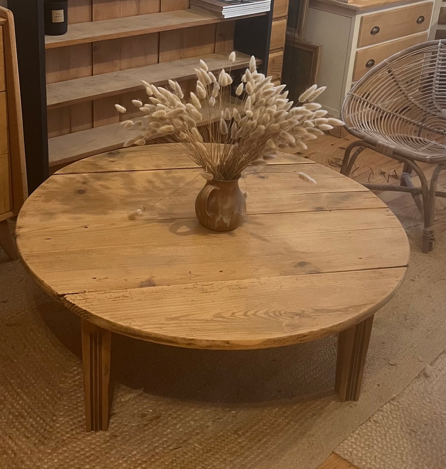Grande table basse ronde