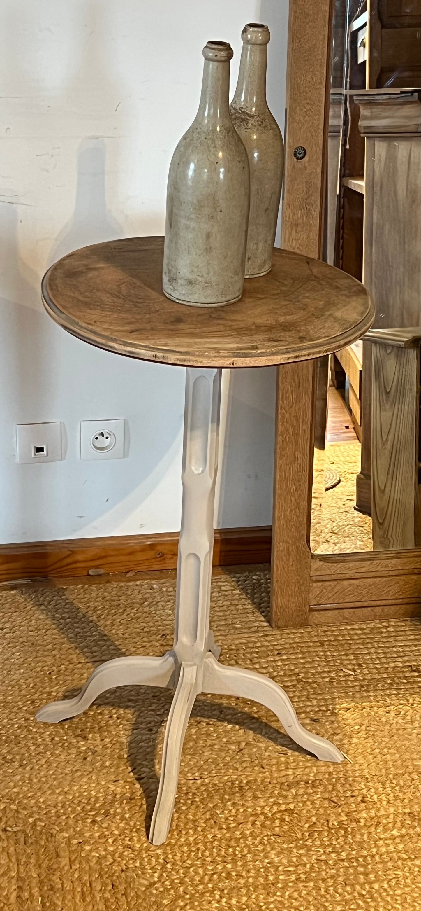 Table d’appoint /console / sellette ronde