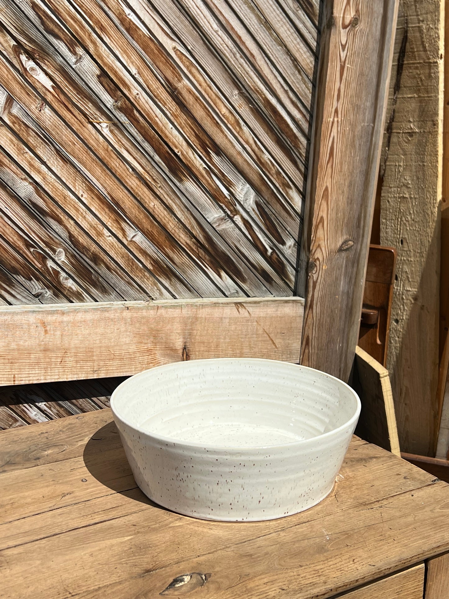 Vasques artisanales en gré céramique